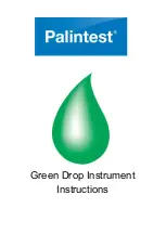 palintest Green Drop Kit Instructions Manual preview