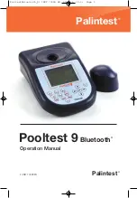 palintest Pooltest 9 Bluetooth Operation Manual предпросмотр