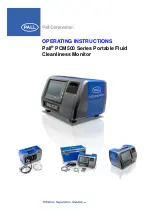 Предварительный просмотр 1 страницы Pall PCM500 Series Operating Instructions Manual