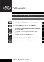 Preview for 2 page of Pall Profile Operating And Installation Procedures