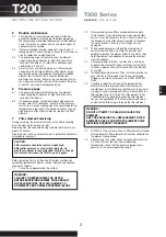 Preview for 3 page of Pall T200 Series Service Instructions Manual