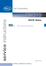Pall UH310 Series Service Instructions Manual preview