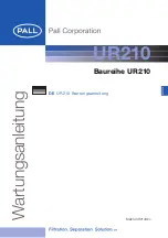 Предварительный просмотр 25 страницы Pall UR210 Series Service Instructions Manual