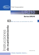 Предварительный просмотр 33 страницы Pall UR210 Series Service Instructions Manual