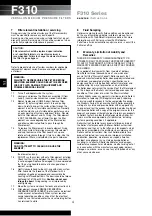 Preview for 4 page of Pall Versalon F310 Series Service Instructions Manual