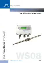 Pall WS08 Series Instruction Booklet предпросмотр