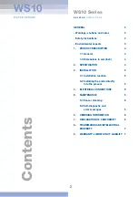 Preview for 2 page of Pall WS10 Series Operating Instructions Manual