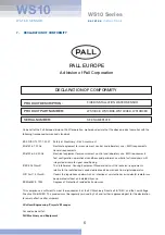 Preview for 6 page of Pall WS10 Series Operating Instructions Manual