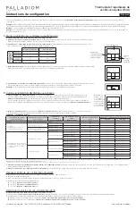 Preview for 3 page of PALLADIOM QS Room Thermostat Configuration Instructions