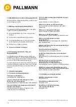 Preview for 10 page of Pallmann 062062 Translation Of The Original Manual