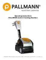 Pallmann Cobra II Operating Instructions Manual preview