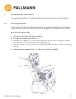 Preview for 15 page of Pallmann Cobra II Operating Instructions Manual