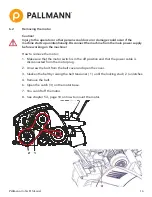 Предварительный просмотр 16 страницы Pallmann Cobra II Operating Instructions Manual