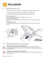 Предварительный просмотр 21 страницы Pallmann Cobra II Operating Instructions Manual