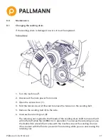 Предварительный просмотр 27 страницы Pallmann Cobra II Operating Instructions Manual