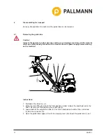 Предварительный просмотр 11 страницы Pallmann KING COBRA Operating Instructions Manual