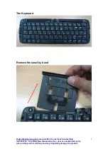 Preview for 3 page of Palm 3245WW - Wireless Keyboard With Bluetooth Technology Disassembly Instructions Manual