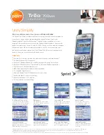 Предварительный просмотр 1 страницы Palm 700wx - Treo Smartphone 60 MB Specifications