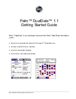 Preview for 1 page of Palm DualDate Getting Started Manual