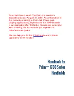 Palm i700 Series Handbook preview
