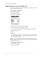 Preview for 60 page of Palm P80860US - Tungsten T2 - OS 5.2.1 144 MHz Handbook