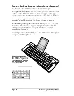 Preview for 22 page of Palm Portable Keyboard Handbook