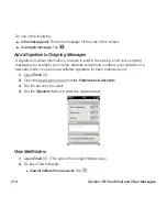 Предварительный просмотр 214 страницы Palm Pre P100EWW User Manual