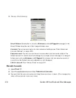 Предварительный просмотр 216 страницы Palm Pre P100EWW User Manual