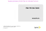 Palm Sprint Pixi User Manual preview