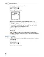 Preview for 54 page of Palm T3 Handbook