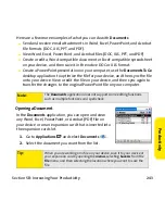Preview for 255 page of Palm Treo 700p User Manual