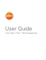 Предварительный просмотр 1 страницы Palm TREO750 User Manual