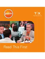 Palm TX Read This First Manual preview