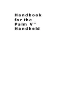 Preview for 1 page of Palm V Handbook