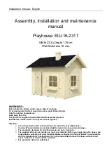 Preview for 4 page of Palmako 4743142009857 Assembly, Installation And Maintenance Manual