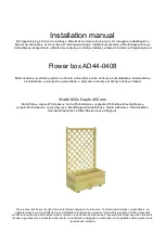 Preview for 4 page of Palmako AD44-0408 Installation Manual