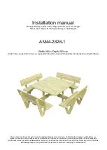 Предварительный просмотр 4 страницы Palmako AM44-2626-1 Installation Manual