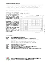 Preview for 16 page of Palmako EL12-1817-1 Installation Manual