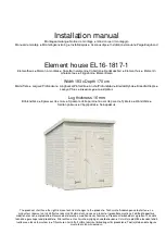 Preview for 4 page of Palmako EL16-1817-1 Installation Manual