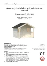 Preview for 4 page of Palmako EL16-1818 Assembly, Installation And Maintenance Manual