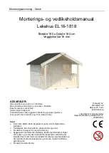 Preview for 24 page of Palmako EL16-1818 Assembly, Installation And Maintenance Manual