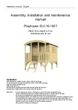 Preview for 4 page of Palmako ELC16-1827 Assembly, Installation And Maintenance Manual