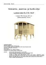 Preview for 52 page of Palmako ELC16-1827 Assembly, Installation And Maintenance Manual