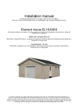 Preview for 3 page of Palmako Element House EL18-5658 Installation Manual