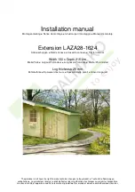 Preview for 3 page of Palmako Extension LAZA28-1624 Installation Manual