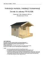 Preview for 52 page of Palmako FR19-2026 Installation Manual