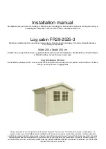 Preview for 4 page of Palmako FR28-2525-3 Installation Manual