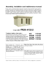 Preview for 4 page of Palmako FR28-4132-2 Assembly, Installation And Maintenance Manual