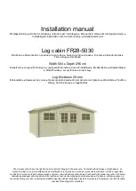 Preview for 4 page of Palmako FR28-5030 Installation Manual