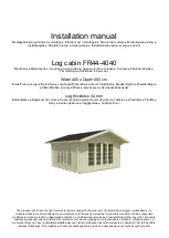 Preview for 4 page of Palmako FR44-4040 Installation Manual